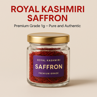 Premium Grade Royal Kashmiri Saffron (1gm)