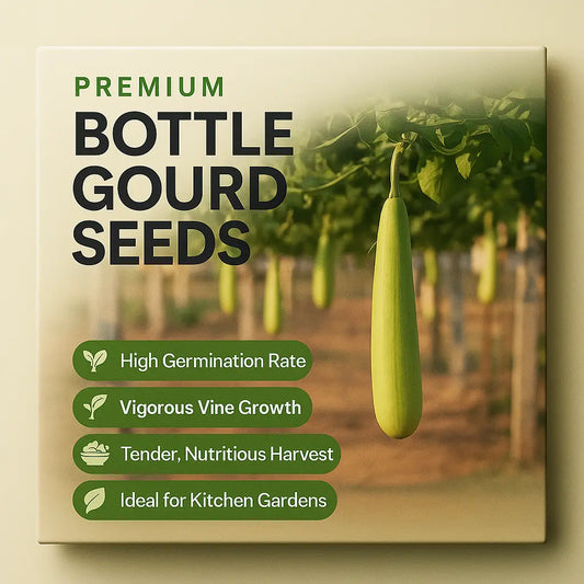 Bottle Gourd (Lauki) Seeds (Pack of 3)