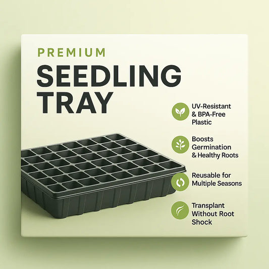 Premium Seedling Tray 4 Holes (1 pc)