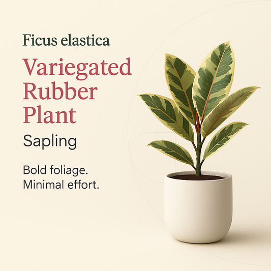 Variegated Rubber Sapling